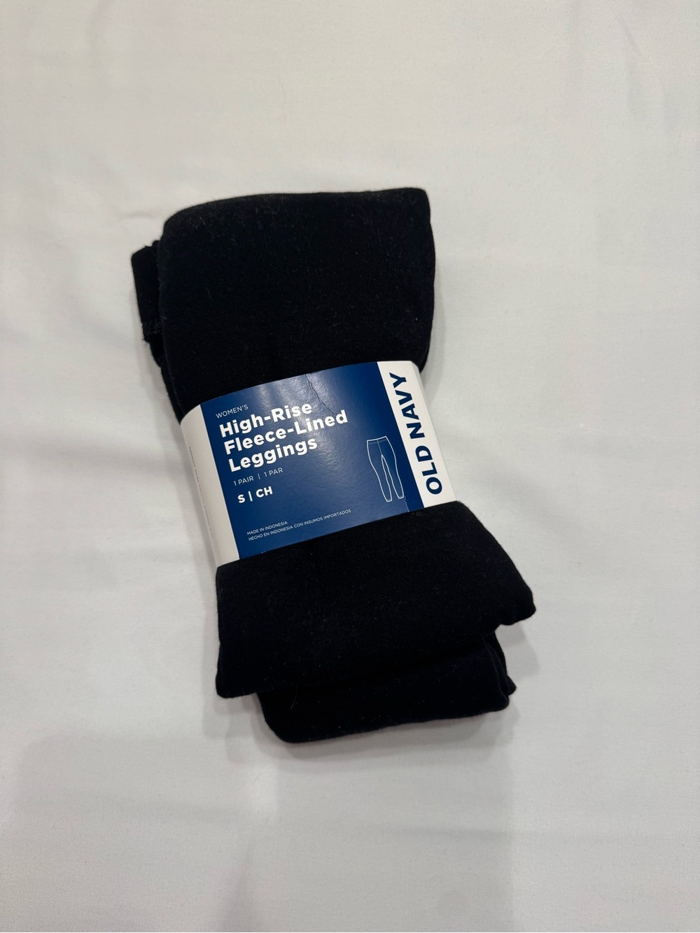 Old Navy Black High-Rise Fleece-Lined Leggings